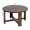 Hello Honey® Elegant Acacia Trestle Round Coffee Table